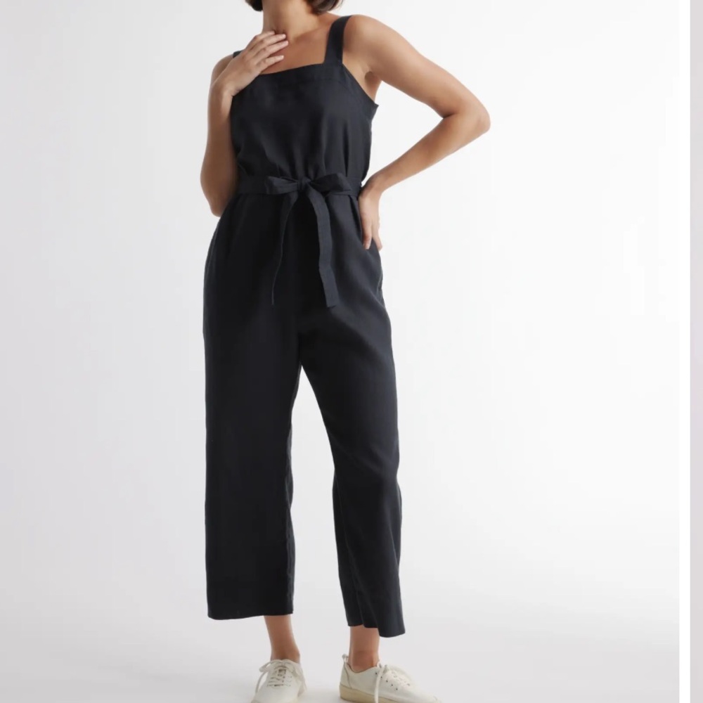 Quince 100% European Linen Jumpsuit